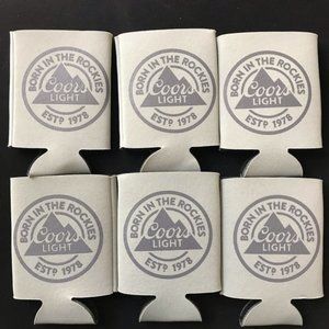 Coors Light Beer Can Koozies NEW Set of 10